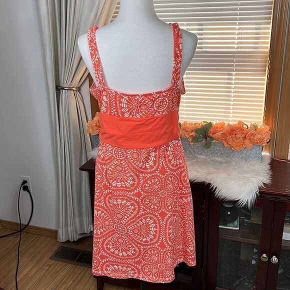 Patagonia Margot V-Neck Orange Dress XL - Picture 4 of 6